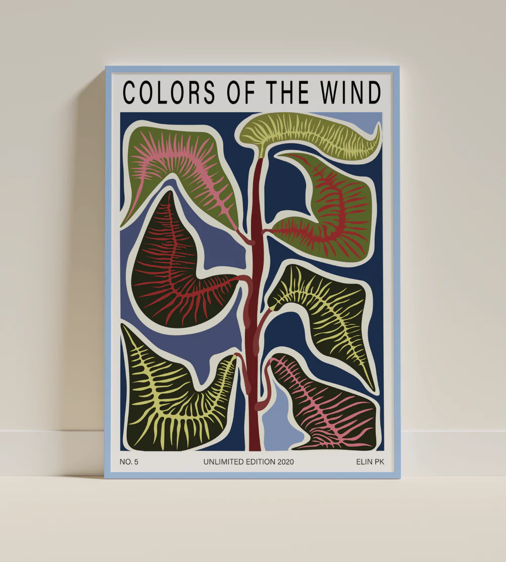 Elin PK "Colors of the wind" Poster