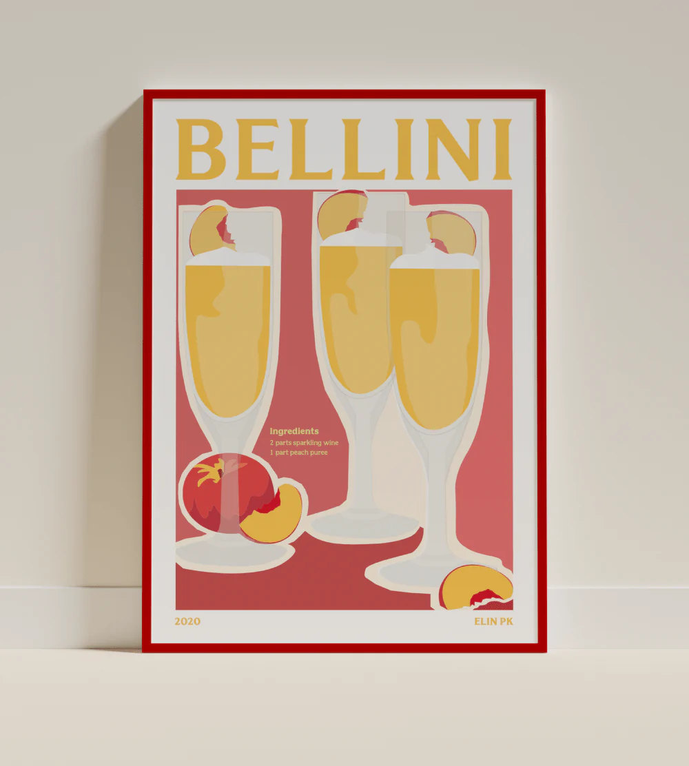 Elin PK Bellini Drink Poster