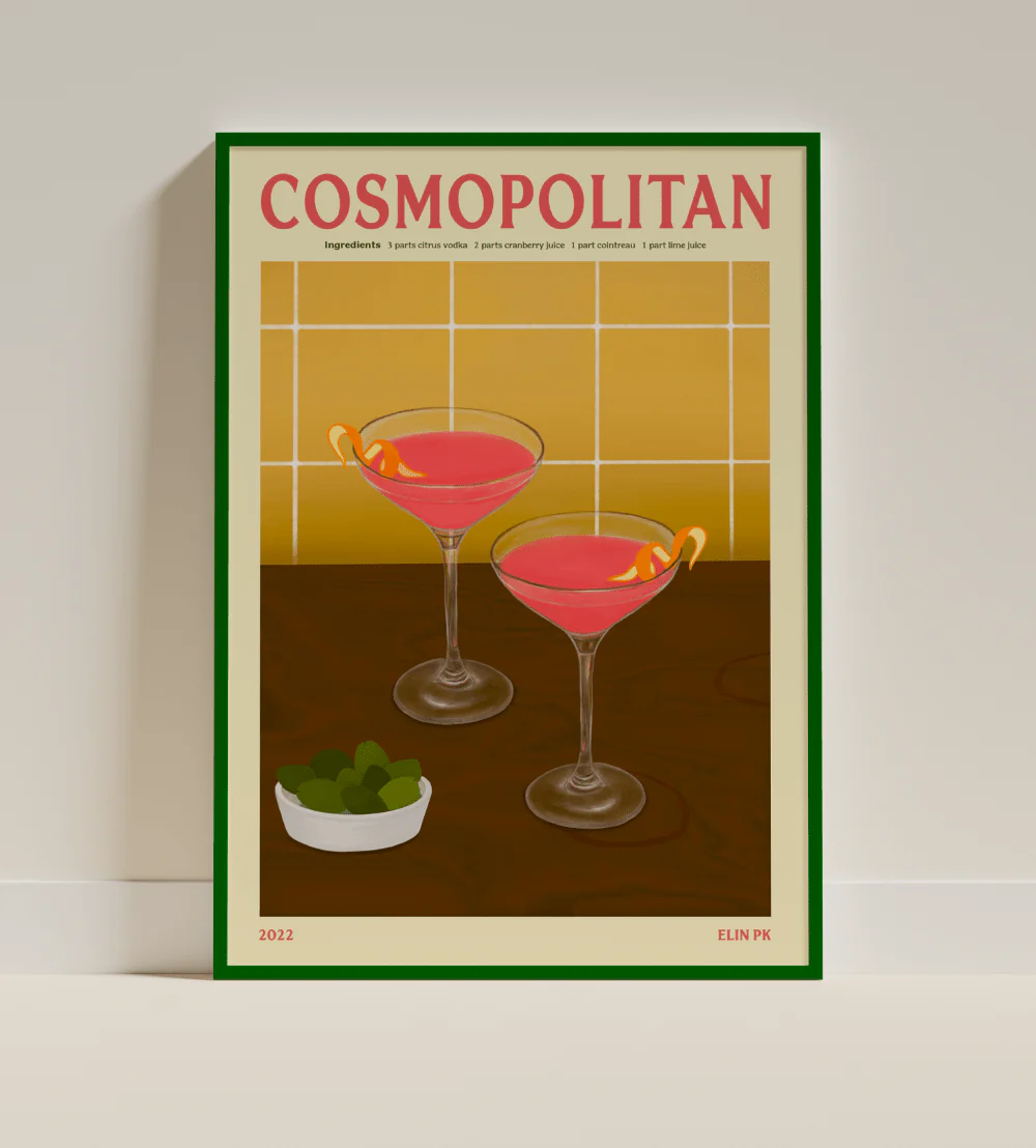 Elin PK Cosmopolitan II Drink Poster