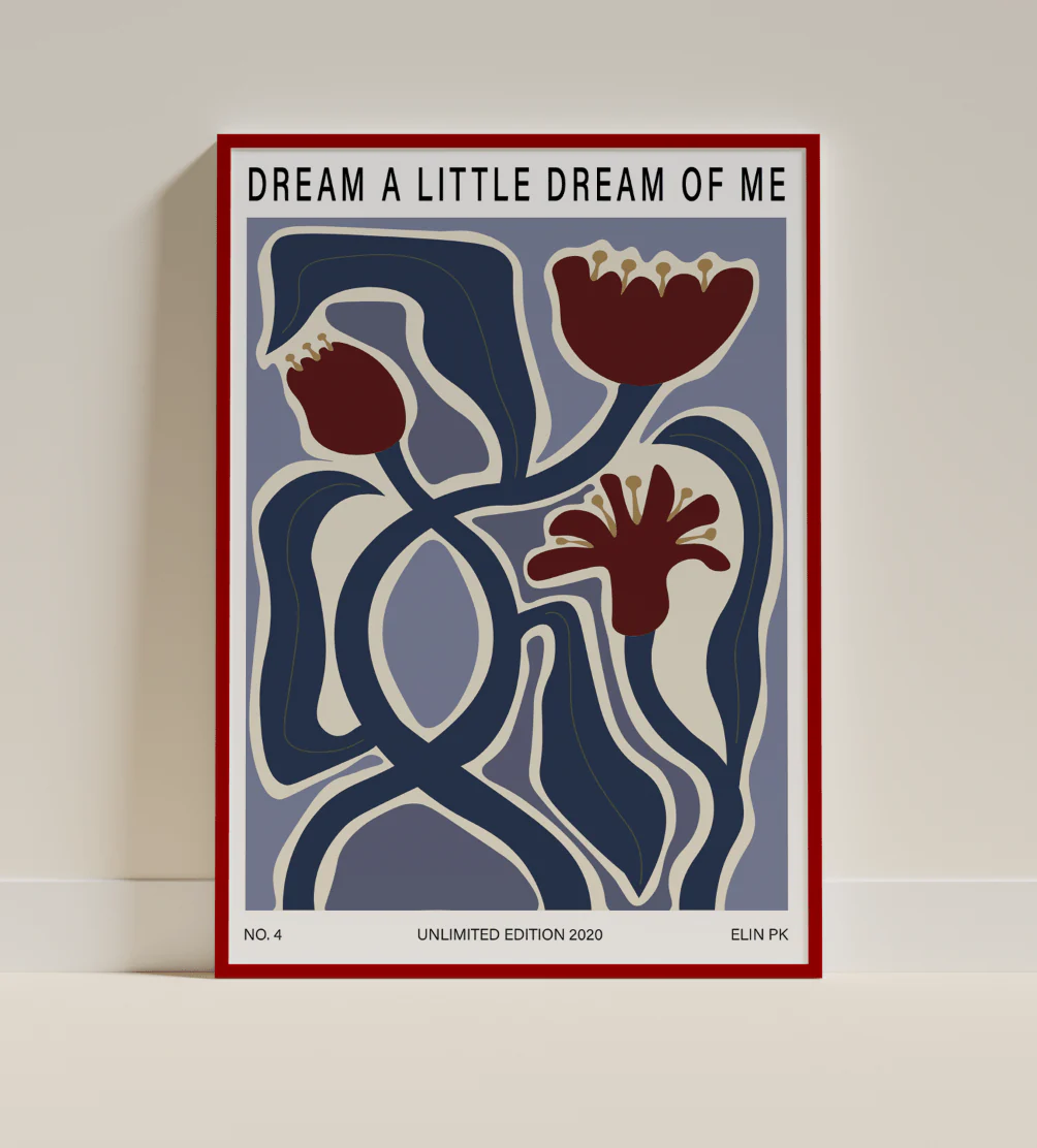 Elin PK "Dream a little dream of me" Poster