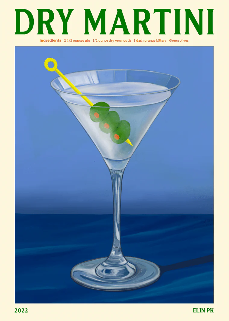 Elin PK Dry Martini II Poster - Image 2