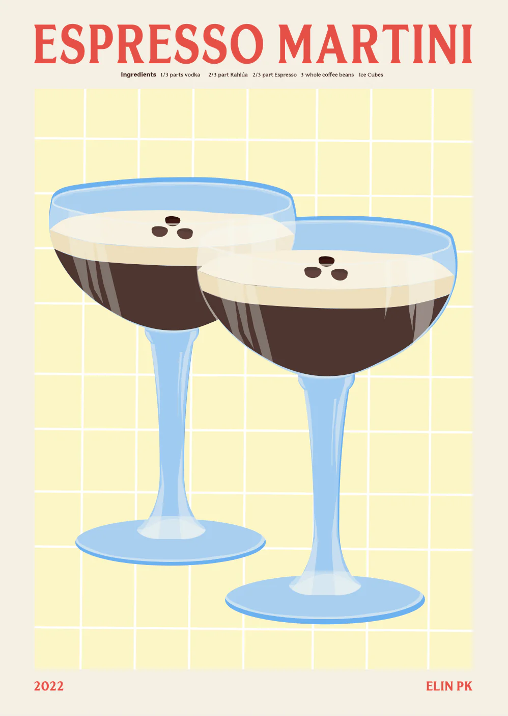 Elin PK Espresso Martini II Poster - Image 2