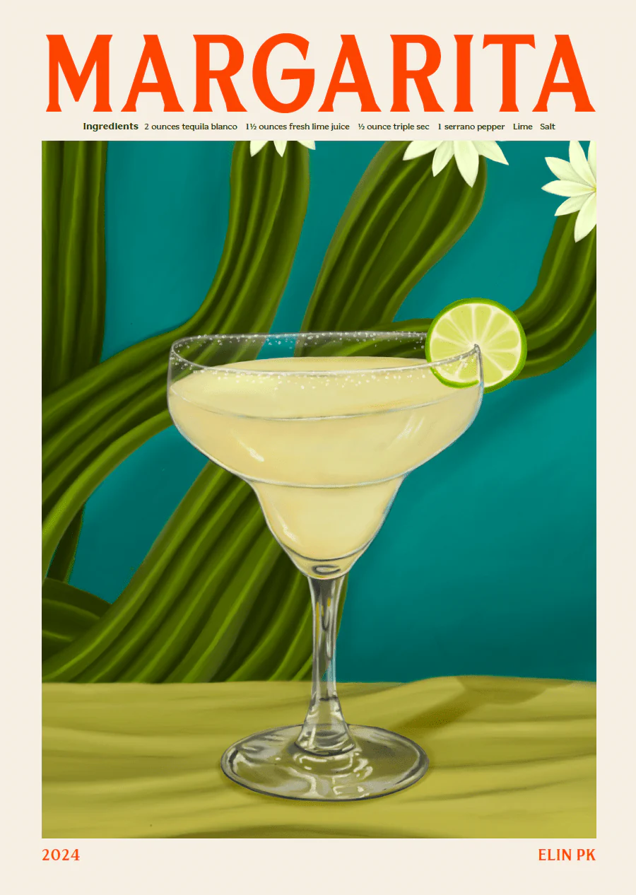Elin PK Margarita Drink Poster - Image 2