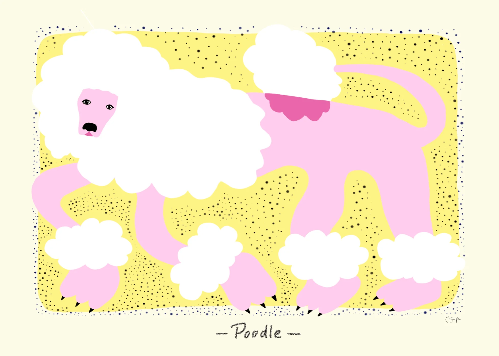 Elin PK Poodle Poster - Image 2