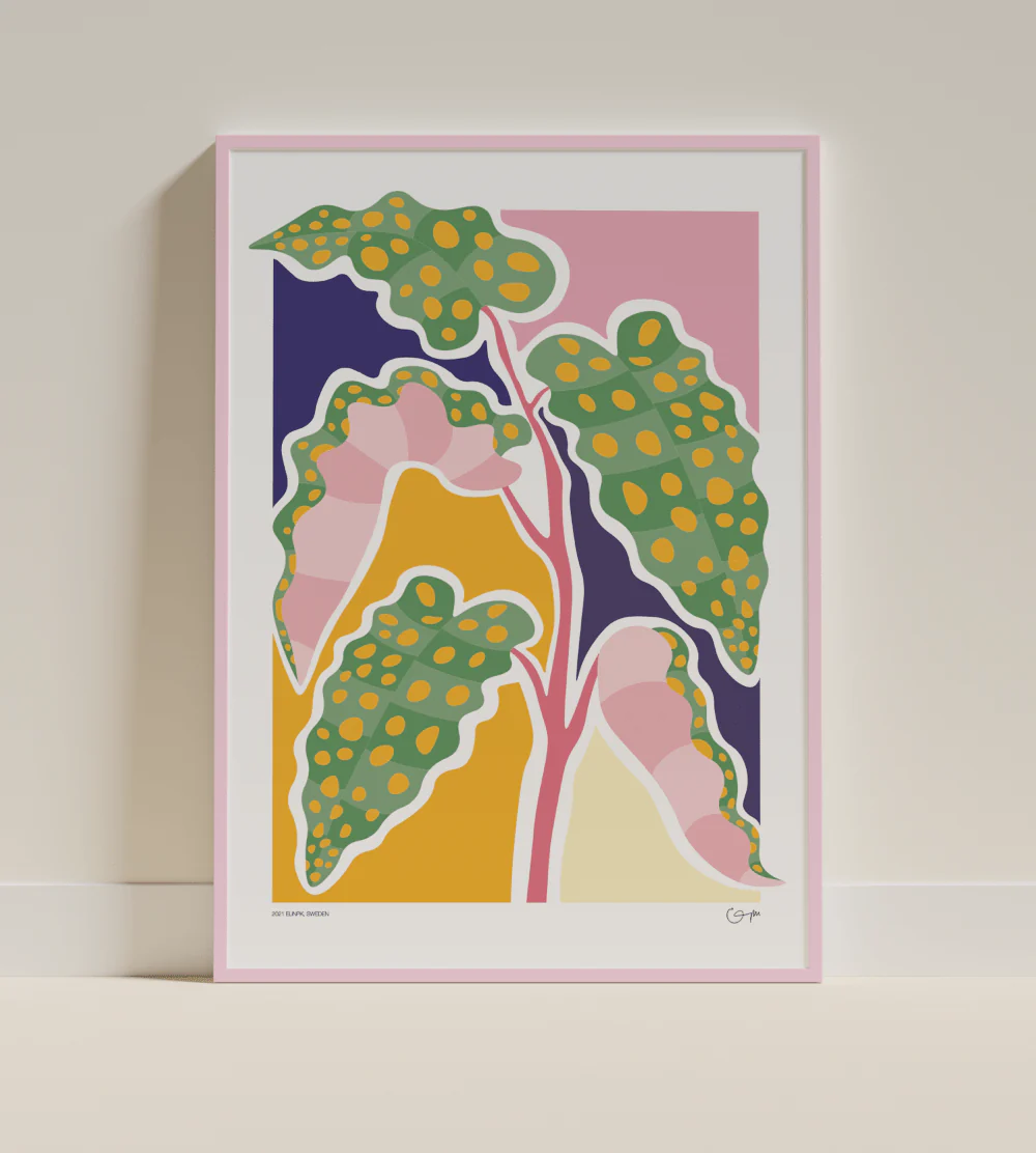 Elin PK "Trout Begonia" Poster