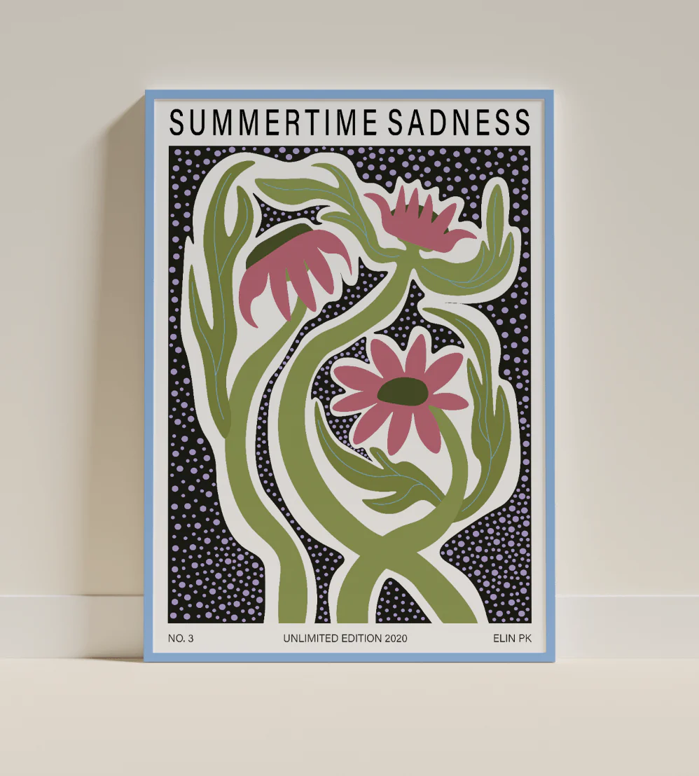 Elin PK "Summertime Sadness" Poster