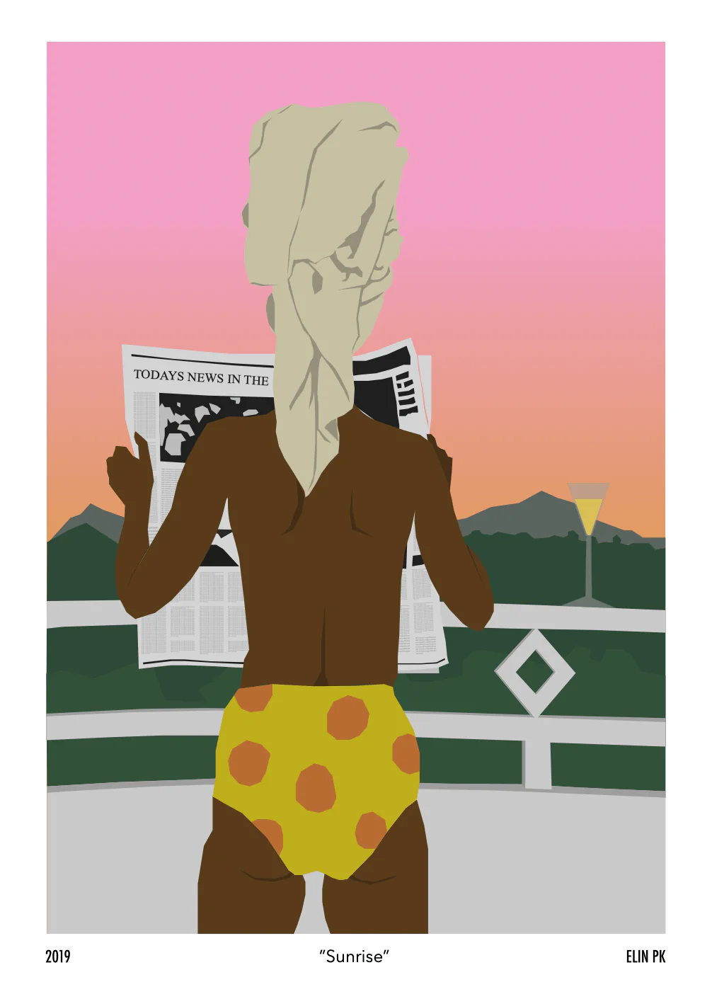 Elin PK "Sunrise" Poster - Image 2