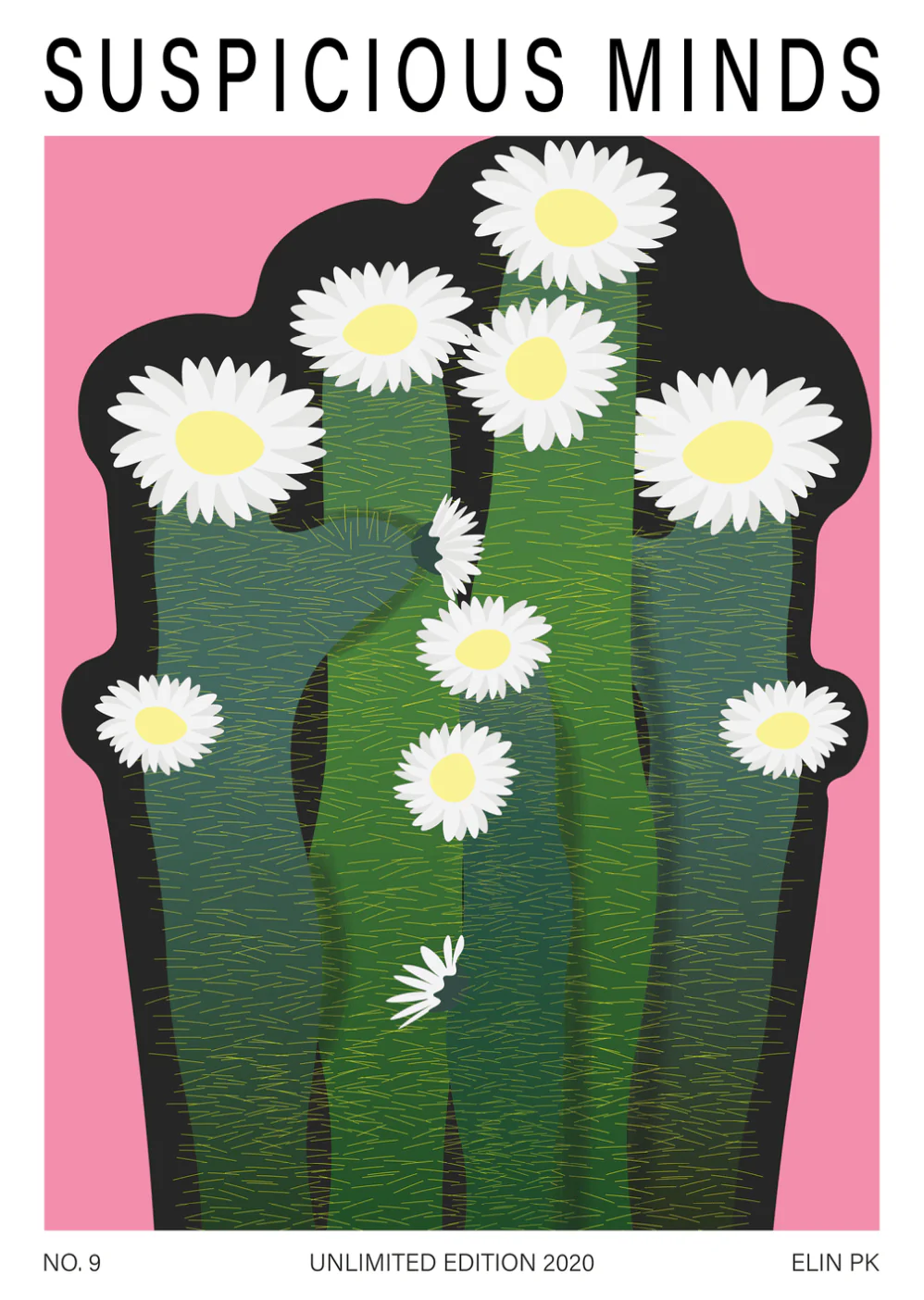 Elin PK "Suspicious minds" Poster - Image 2