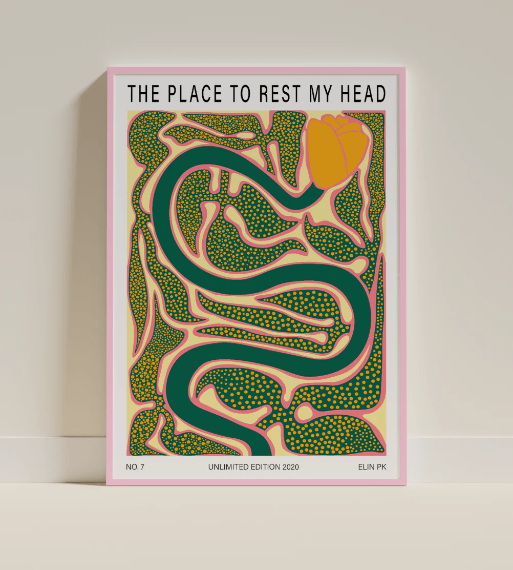 Elin PK "The place to rest my head" Poster