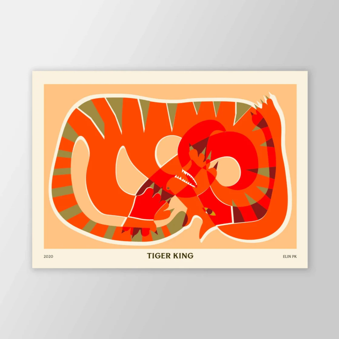Elin PK Tiger King Poster